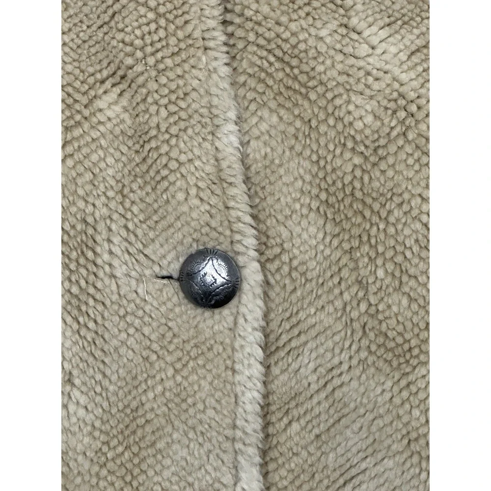 Vintage Tsunami Jacket Women Large Beige‎ Horse Equestrian Fleece Western Concho